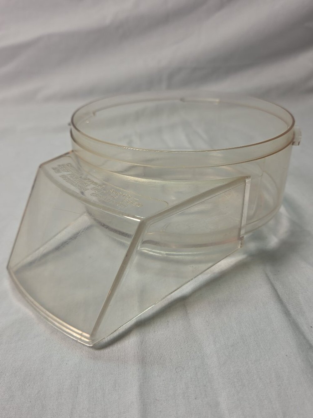 Kenmore Sears Short Order 400 Series Bowl Clear Plastic Replacement Part